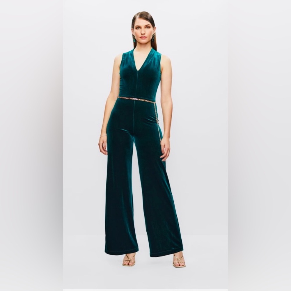 Elegant Teal Jumpsuit